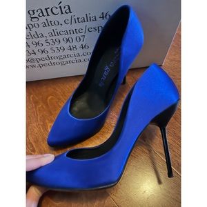 Pedro Garcia Rosette Satin Heal